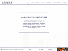 Tablet Screenshot of monarchlp.com